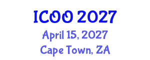 International Conference on Ophthalmology and Optometry (ICOO) April 15, 2027 - Cape Town, South Africa