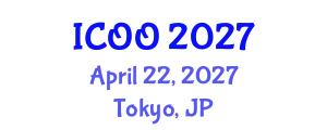International Conference on Ophthalmology and Optometry (ICOO) April 22, 2027 - Tokyo, Japan