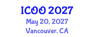 International Conference on Ophthalmology and Optometry (ICOO) May 20, 2027 - Vancouver, Canada