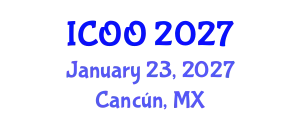 International Conference on Ophthalmology and Optometry (ICOO) January 23, 2027 - Cancún, Mexico