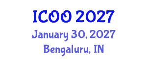 International Conference on Ophthalmology and Optometry (ICOO) January 30, 2027 - Bengaluru, India