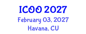 International Conference on Ophthalmology and Optometry (ICOO) February 03, 2027 - Havana, Cuba