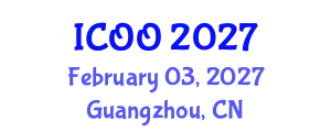 International Conference on Ophthalmology and Optometry (ICOO) February 03, 2027 - Guangzhou, China