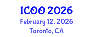 International Conference on Ophthalmology and Optometry (ICOO) February 12, 2026 - Toronto, Canada