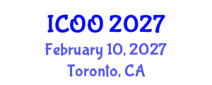 International Conference on Ophthalmology and Optometry (ICOO) February 10, 2027 - Toronto, Canada