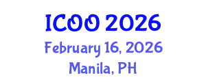 International Conference on Ophthalmology and Optometry (ICOO) February 16, 2026 - Manila, Philippines