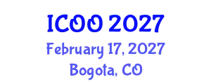 International Conference on Ophthalmology and Optometry (ICOO) February 17, 2027 - Bogota, Colombia