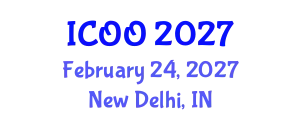 International Conference on Ophthalmology and Optometry (ICOO) February 24, 2027 - New Delhi, India
