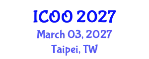 International Conference on Ophthalmology and Optometry (ICOO) March 03, 2027 - Taipei, Taiwan