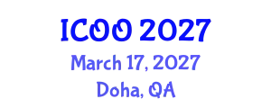 International Conference on Ophthalmology and Optometry (ICOO) March 17, 2027 - Doha, Qatar