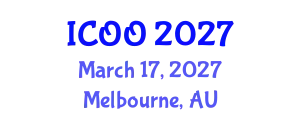 International Conference on Ophthalmology and Optometry (ICOO) March 17, 2027 - Melbourne, Australia