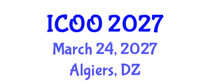 International Conference on Ophthalmology and Optometry (ICOO) March 24, 2027 - Algiers, Algeria