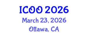 International Conference on Ophthalmology and Optometry (ICOO) March 23, 2026 - Ottawa, Canada