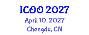 International Conference on Ophthalmology and Optometry (ICOO) April 10, 2027 - Chengdu, China