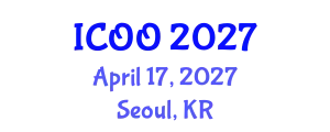 International Conference on Ophthalmology and Optometry (ICOO) April 17, 2027 - Seoul, Republic of Korea