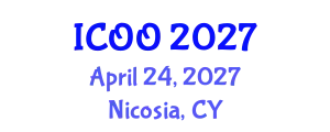 International Conference on Ophthalmology and Optometry (ICOO) April 24, 2027 - Nicosia, Cyprus