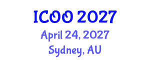 International Conference on Ophthalmology and Optometry (ICOO) April 24, 2027 - Sydney, Australia