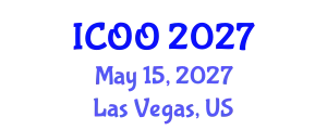 International Conference on Ophthalmology and Optometry (ICOO) May 15, 2027 - Las Vegas, United States