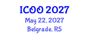 International Conference on Ophthalmology and Optometry (ICOO) May 22, 2027 - Belgrade, Serbia