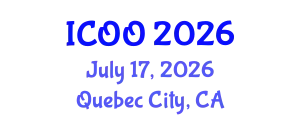 International Conference on Ophthalmology and Optometry (ICOO) July 17, 2026 - Quebec City, Canada