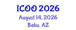 International Conference on Ophthalmology and Optometry (ICOO) August 14, 2026 - Baku, Azerbaijan