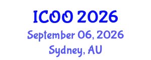 International Conference on Ophthalmology and Optometry (ICOO) September 06, 2026 - Sydney, Australia