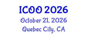 International Conference on Ophthalmology and Optometry (ICOO) October 21, 2026 - Quebec City, Canada