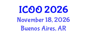 International Conference on Ophthalmology and Optometry (ICOO) November 18, 2026 - Buenos Aires, Argentina
