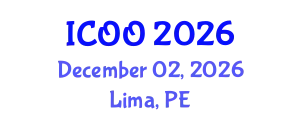International Conference on Ophthalmology and Optometry (ICOO) December 02, 2026 - Lima, Peru