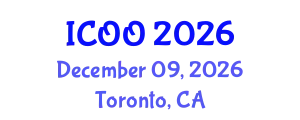 International Conference on Ophthalmology and Optometry (ICOO) December 09, 2026 - Toronto, Canada