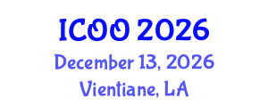 International Conference on Ophthalmology and Optometry (ICOO) December 13, 2026 - Vientiane, Laos