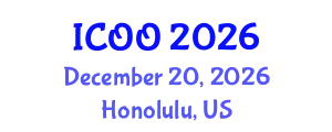 International Conference on Ophthalmology and Optometry (ICOO) December 20, 2026 - Honolulu, United States