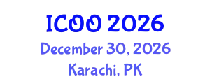 International Conference on Ophthalmology and Optometry (ICOO) December 30, 2026 - Karachi, Pakistan
