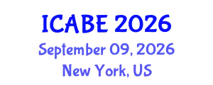 International Conference on Architectural and Building Engineering (ICABE) September 09, 2026 - New York, United States