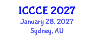 International Conference on Civil and Construction Engineering (ICCCE) January 28, 2027 - Sydney, Australia