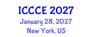 International Conference on Civil and Construction Engineering (ICCCE) January 28, 2027 - New York, United States