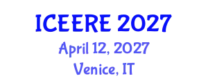 International Conference on Environmental and Earth Resources Engineering (ICEERE) April 12, 2027 - Venice, Italy
