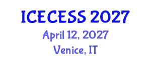 International Conference on Environmental, Cultural, Economic and Social Sustainability (ICECESS) April 12, 2027 - Venice, Italy