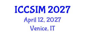 International Conference on Computer Science and Information Management (ICCSIM) April 12, 2027 - Venice, Italy