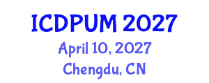 International Conference on Development Planning and Urban Management (ICDPUM) April 10, 2027 - Chengdu, China