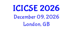 International Conference on Intelligent Control Systems Engineering (ICICSE) December 09, 2026 - London, United Kingdom