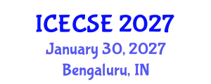 International Conference on Education and Communication Sciences (ICECSE) January 30, 2027 - Bengaluru, India