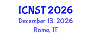 International Conference on Nuclear Science and Technology (ICNST) December 13, 2026 - Rome, Italy