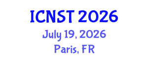 International Conference on Nuclear Science and Technology (ICNST) July 19, 2026 - Paris, France