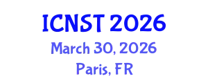 International Conference on Nuclear Science and Technology (ICNST) March 30, 2026 - Paris, France