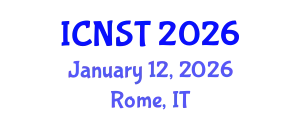 International Conference on Nuclear Science and Technology (ICNST) January 12, 2026 - Rome, Italy