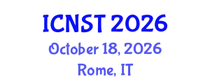 International Conference on Nuclear Science and Technology (ICNST) October 18, 2026 - Rome, Italy