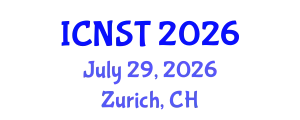 International Conference on Nuclear Science and Technology (ICNST) July 29, 2026 - Zurich, Switzerland