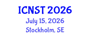 International Conference on Nuclear Science and Technology (ICNST) July 15, 2026 - Stockholm, Sweden