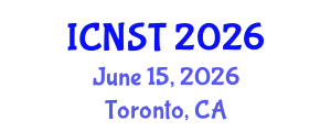 International Conference on Nuclear Science and Technology (ICNST) June 15, 2026 - Toronto, Canada